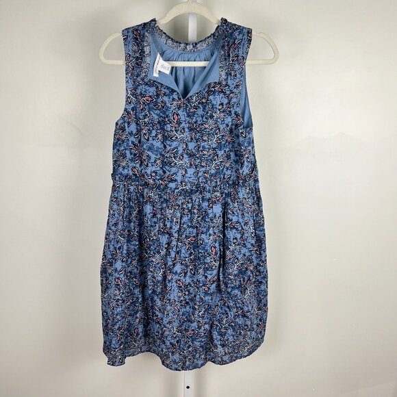 Lucky Brand Floral Sundress Size M CottageCore Country Picnics Whimsical - Picture 2 of 10